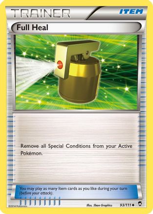 Full Heal (93) Reverse Holofoil - Furious Fists
