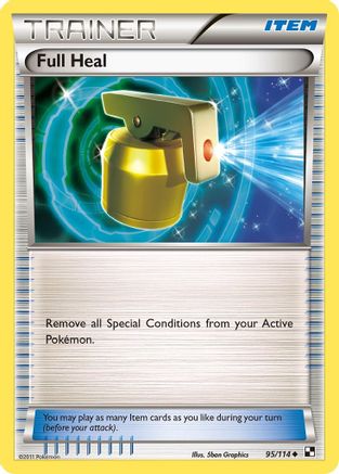 Full Heal (95) Reverse Holofoil - Black & White