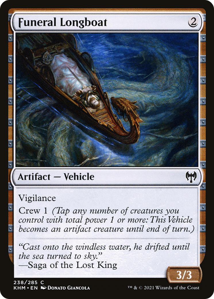 Funeral Longboat (238) - Kaldheim Foil