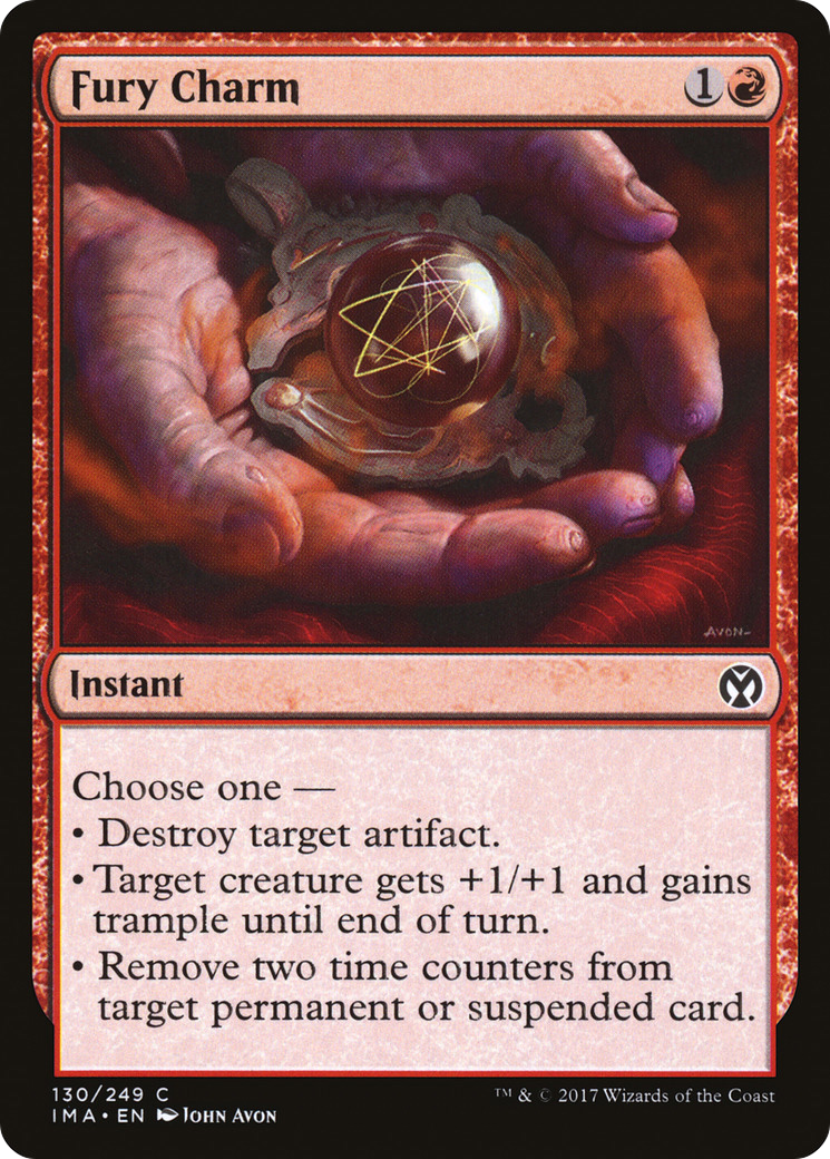 Fury Charm (130) Foil - Iconic Masters