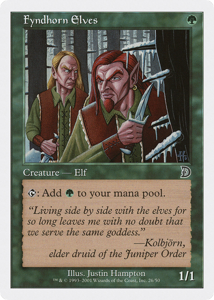 Fyndhorn Elves (026) - Deckmasters