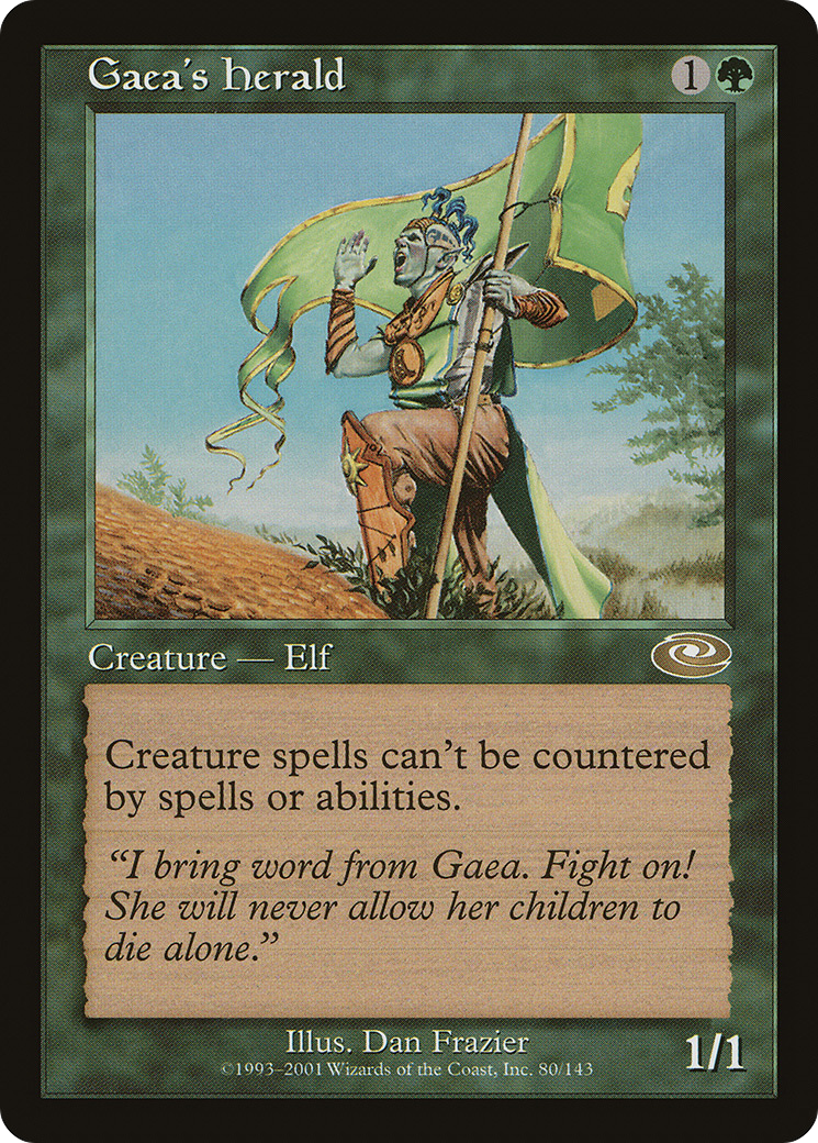 Gaea's Herald (080) Foil - Planeshift