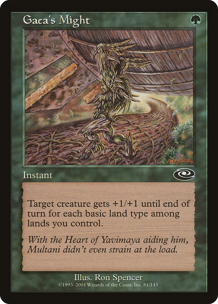 Gaea's Might (081) - Planeshift