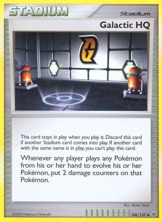 Galactic HQ (106) Reverse Holofoil - Platinum