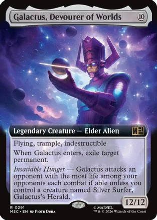 Galactus, Devourer of Worlds (Extended Art) (291) - Commander: Marvel Super Heroes