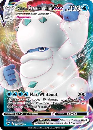 Galarian Darmanitan VMAX (37) Holofoil - Vivid Voltage