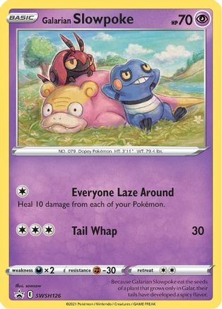 Galarian Slowpoke (SWSH126) Holofoil - Black Star Promos
