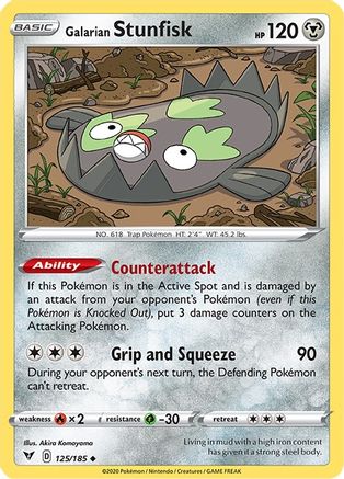 Galarian Stunfisk (125) - Vivid Voltage