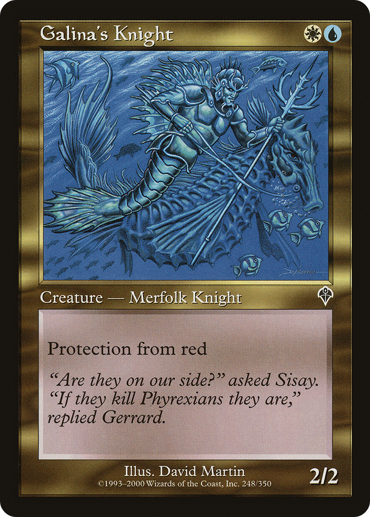 Galina's Knight (248) Foil - Invasion
