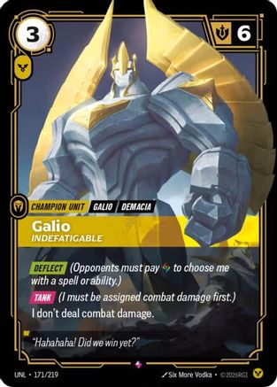 Galio – Indefatigable (171) Foil - Unleashed