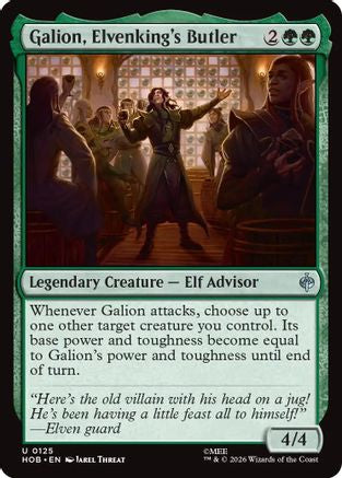 Galion, Elvenking's Butler (125) - The Hobbit