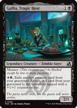 Gallia, Tragic Host (228) Foil - Reality Fracture