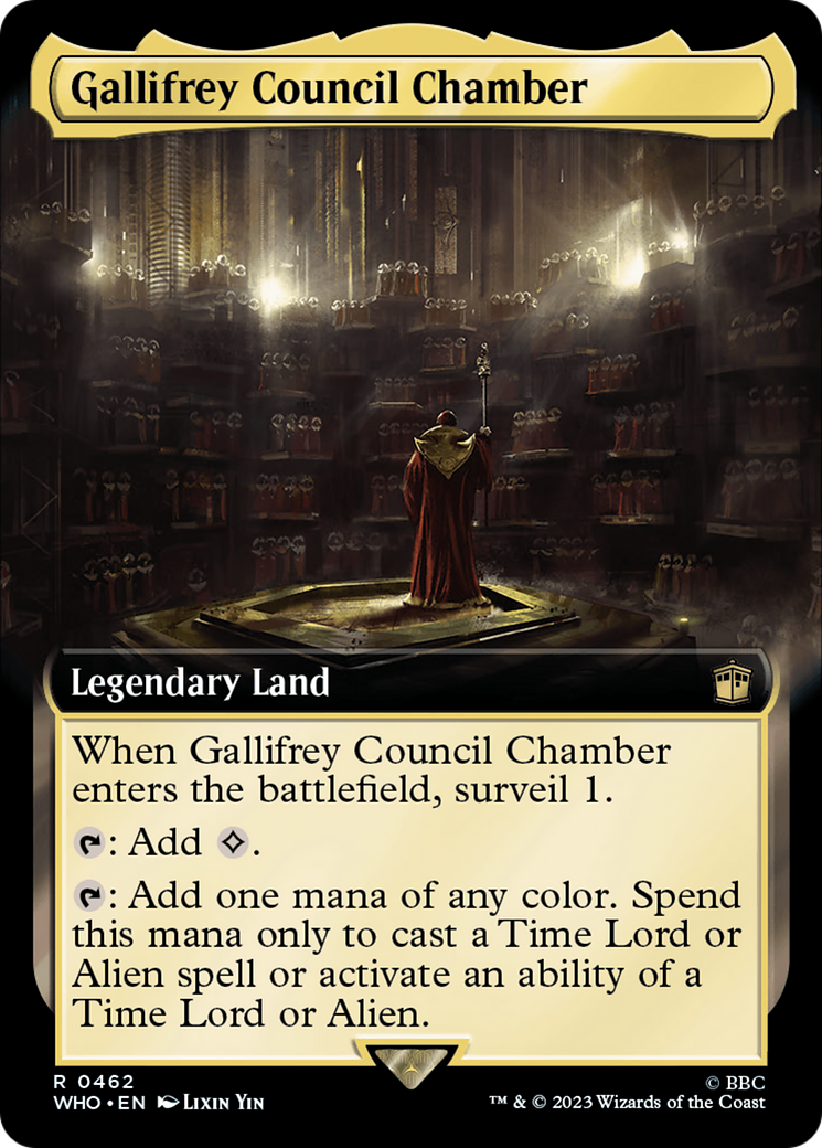 Gallifrey Council Chamber (Extended Art) (462) - Doctor Who