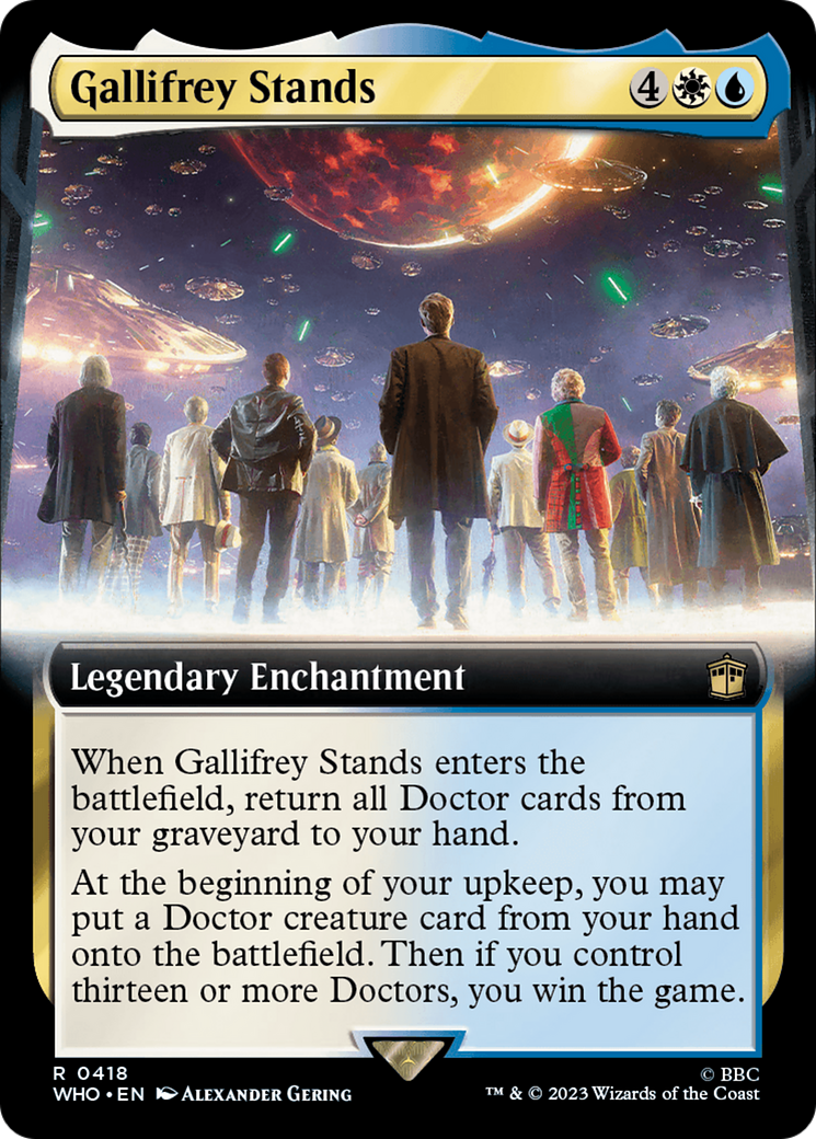 Gallifrey Stands (Extended Art) (418) Foil - Doctor Who