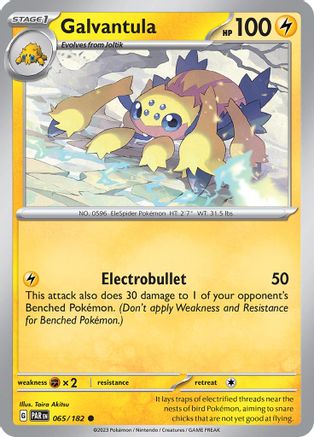 Galvantula (65) Reverse Holofoil - Paradox Rift