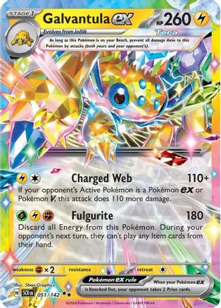 Galvantula ex (51) Holofoil - Stellar Crown