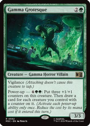 Gamma Grotesque (562) Foil - Commander: Marvel Super Heroes