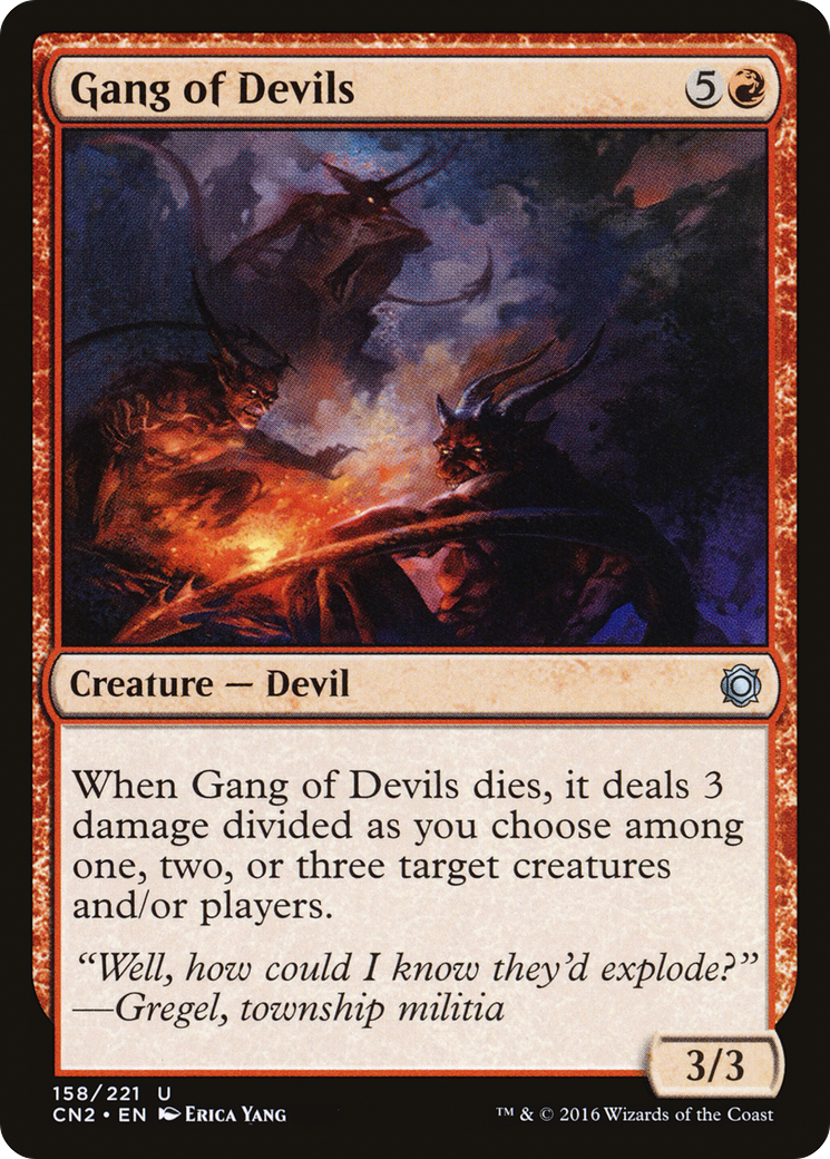 Gang of Devils (158) Foil - Conspiracy: Take the Crown