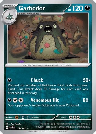Garbodor (117) Reverse Holofoil - Paradox Rift