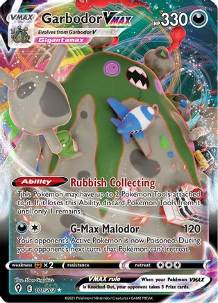 Garbodor VMAX (101) Holofoil - Evolving Skies