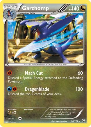Garchomp (90) Reverse Holofoil - Dragons Exalted