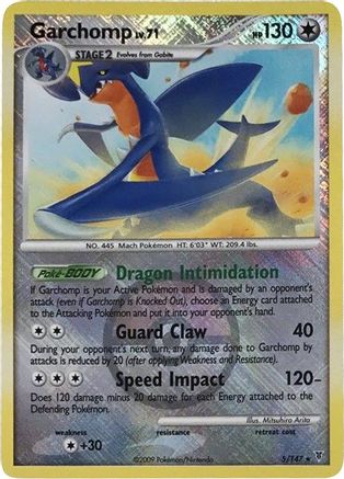 Garchomp (Championship Promo) (5) Reverse Holofoil - League & Championship Cards