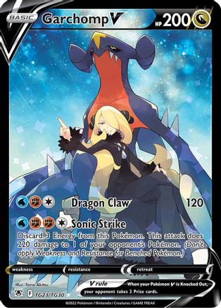 Garchomp V (Alternate Full Art) (TG23) Holofoil - Astral Radiance