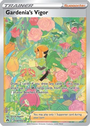 Gardenia's Vigor (Full Art) (GG61) Holofoil - Crown Zenith
