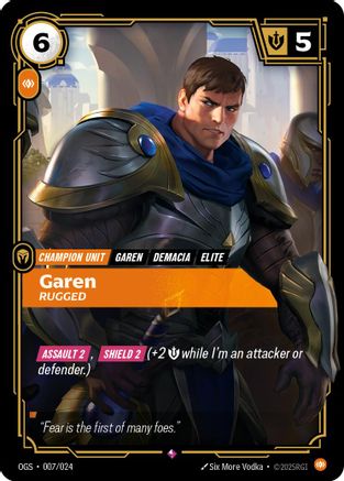 Garen – Rugged (007) - Origins: Proving Grounds