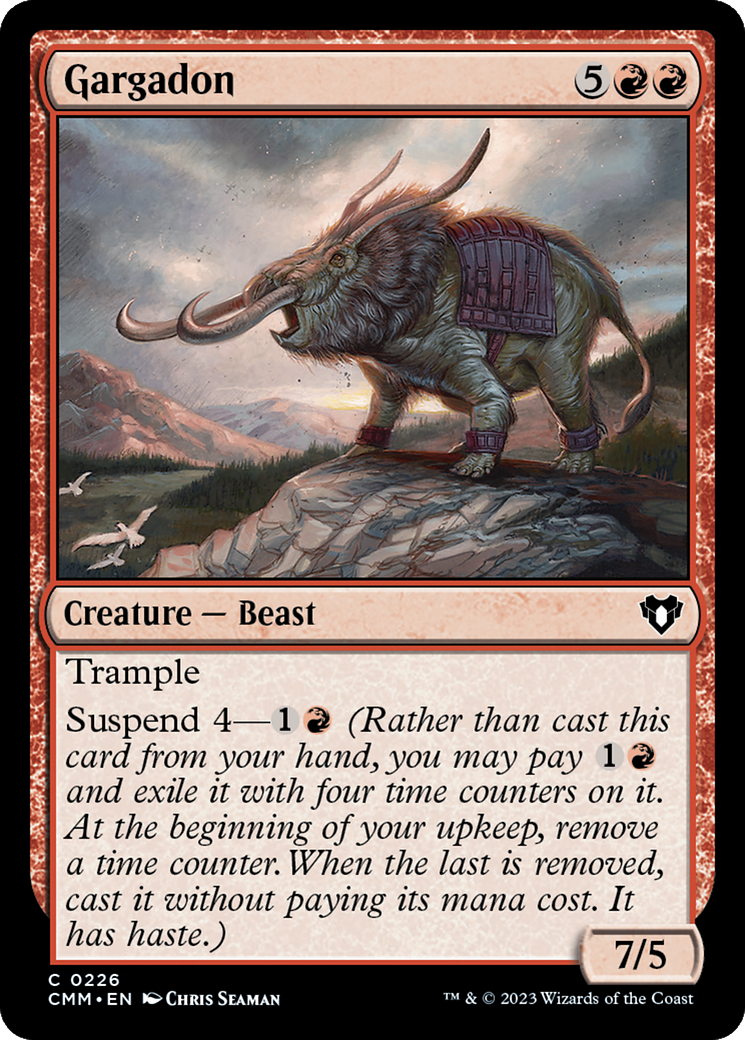 Gargadon (226) Foil - Commander Masters