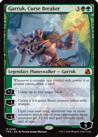 Garruk, Curse Breaker (259) - Reality Fracture