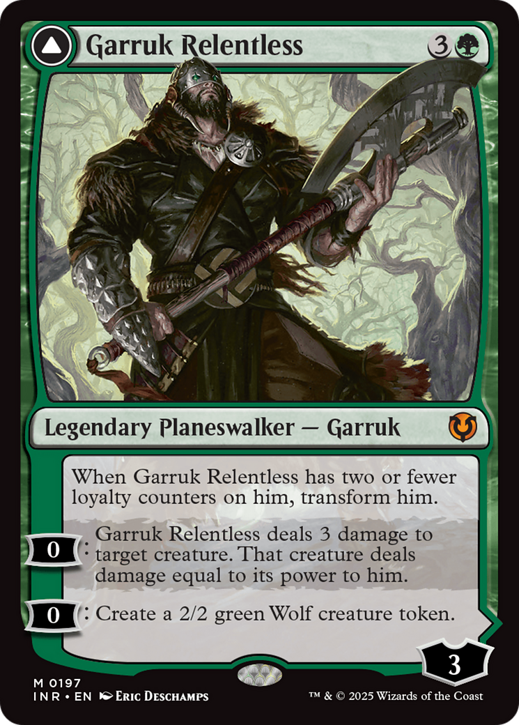 Garruk Relentless // Garruk, the Veil-Cursed (197) - Innistrad Remastered