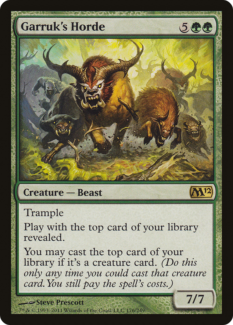 Garruk's Horde (176) Foil - Magic 2012