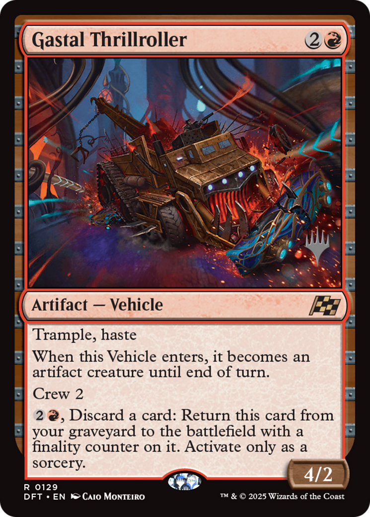 Gastal Thrillroller (Promo Pack) (129) Foil - Aetherdrift