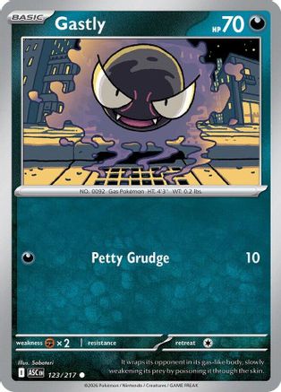 Gastly (123) - Ascended Heroes