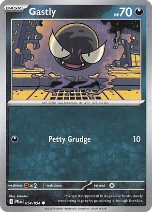 Gastly (54) Reverse Holofoil - Phantasmal Flames