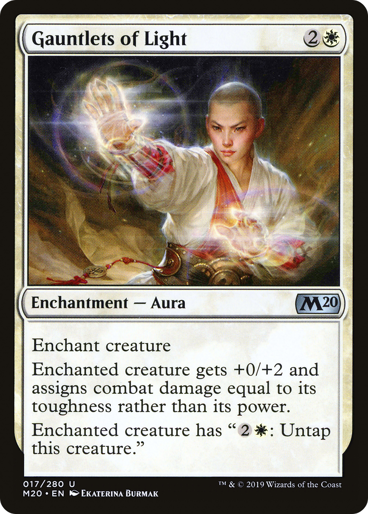 Gauntlets of Light (017) - Core Set 2020 Foil