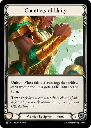 Gauntlets of Unity (SBL007) - Silver Age
