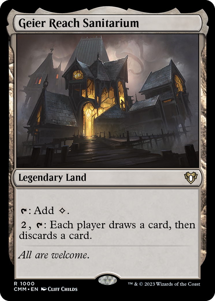 Geier Reach Sanitarium (1000) - Commander Masters