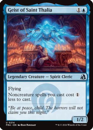 Geist of Saint Thalia (214) Foil - Reality Fracture