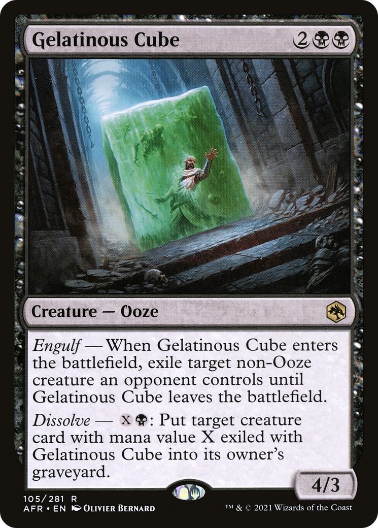 Gelatinous Cube (105) - Adventures in the Forgotten Realms Foil