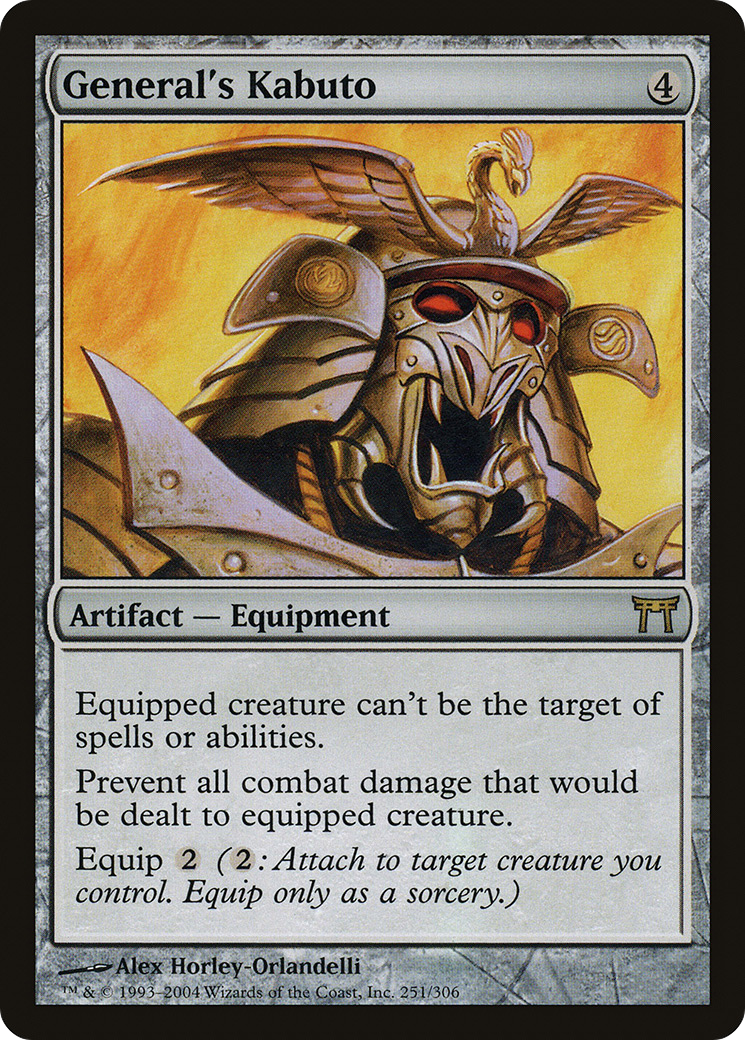 General's Kabuto (251) - Champions of Kamigawa