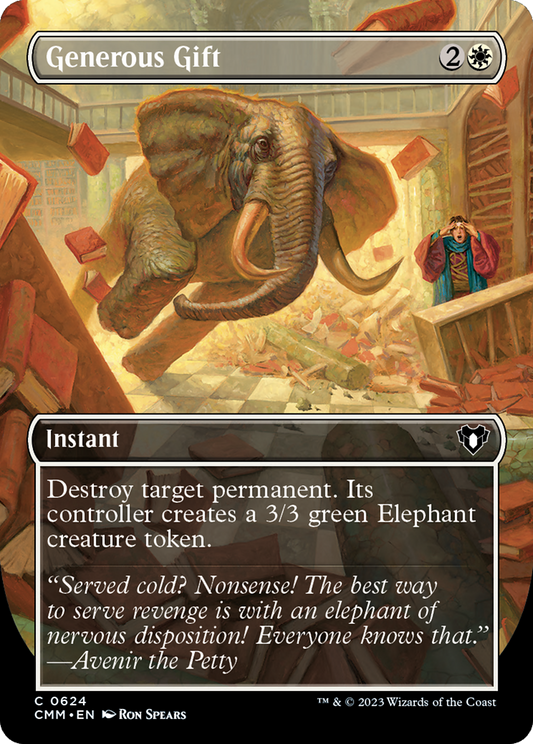 Generous Gift (Borderless) (624) Foil - Commander Masters