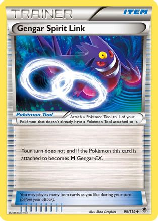 Gengar Spirit Link (95) Reverse Holofoil - Phantom Forces