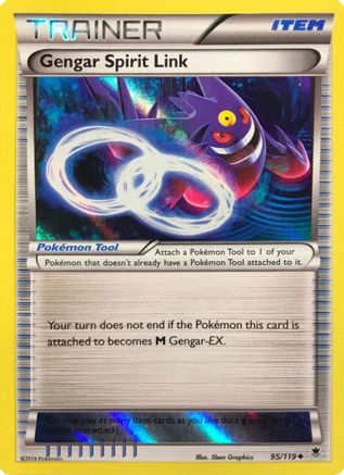 Gengar Spirit Link (Alternate Holo) (Gamestop Exclusive) (95) Holofoil - Miscellaneous Cards & Products