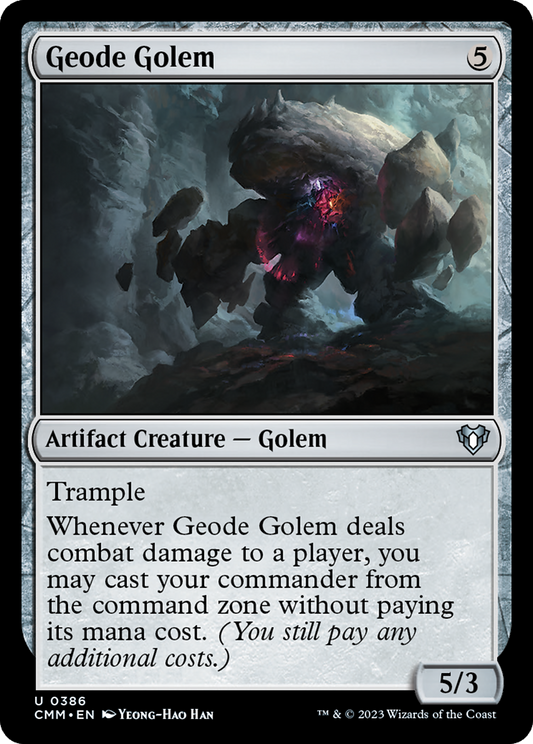 Geode Golem (386) - Commander Masters