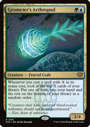 Geometer's Arthropod (191) Foil - Secrets of Strixhaven