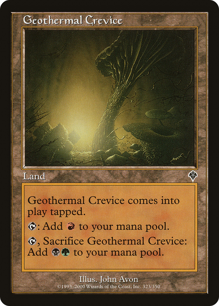 Geothermal Crevice (323) Foil - Invasion