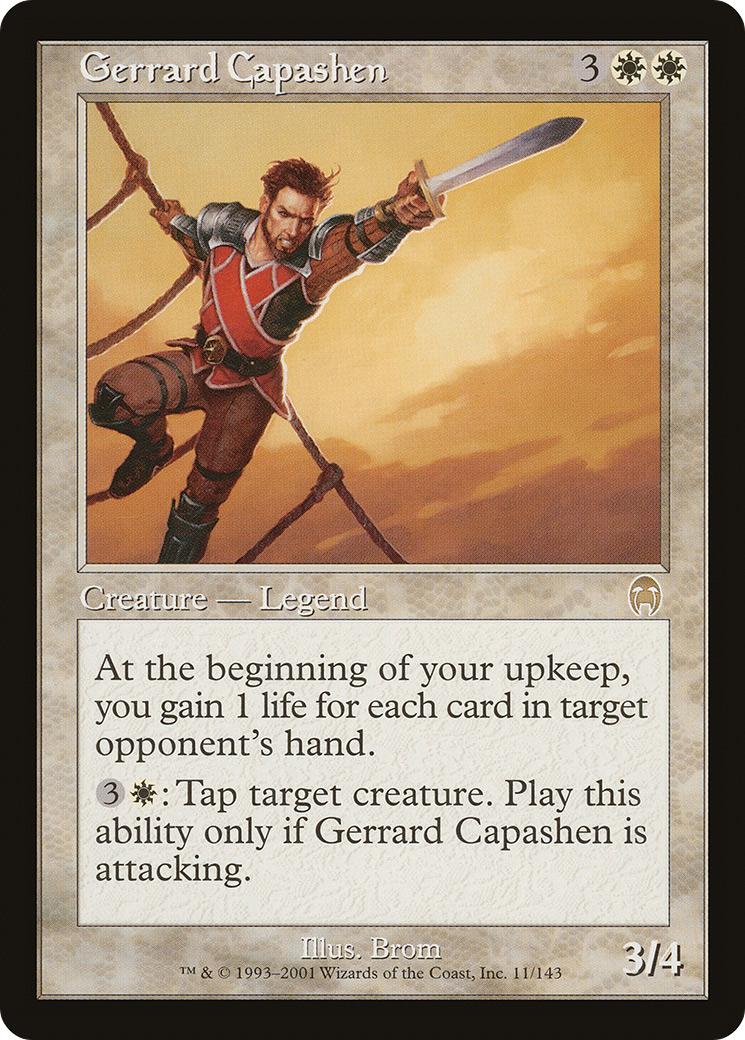Gerrard Capashen (011) Foil - Apocalypse