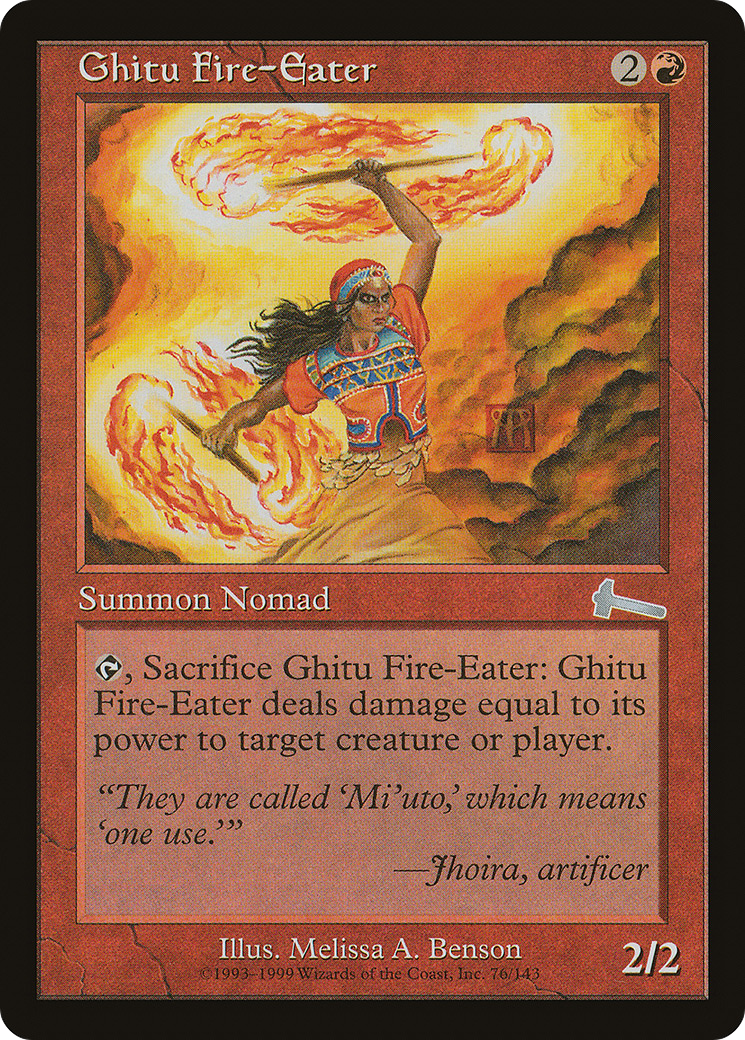 Ghitu Fire-Eater (076) Foil - Urza's Legacy